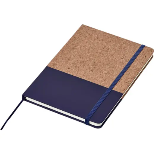 Okiyo Denki Cork A5 Hard Cover Notebook Navy